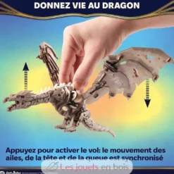 Dragon Pansedefer ukrainien Harry Potter - Puzzle 3D mécanique en bois - Ugears