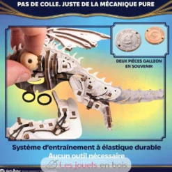 Dragon Pansedefer ukrainien Harry Potter - Puzzle 3D mécanique en bois - Ugears