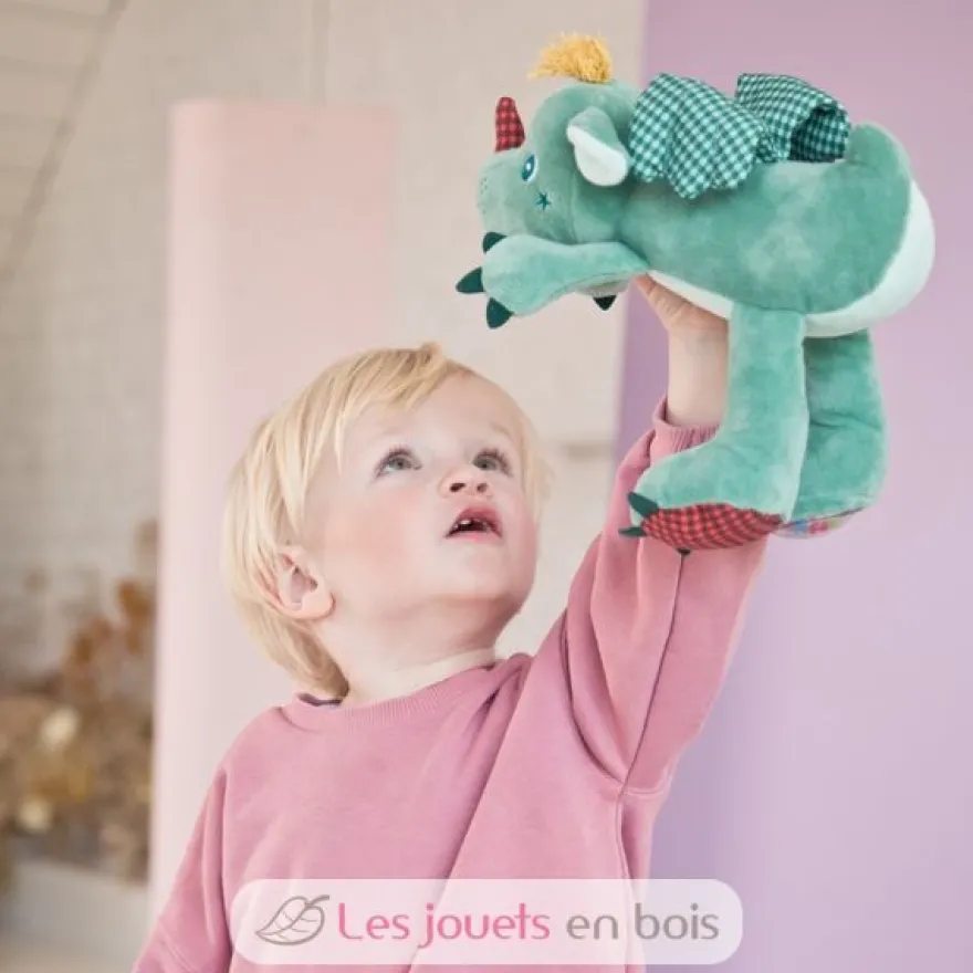 Dragon sonore Joe s'envole vert - Lilliputiens
