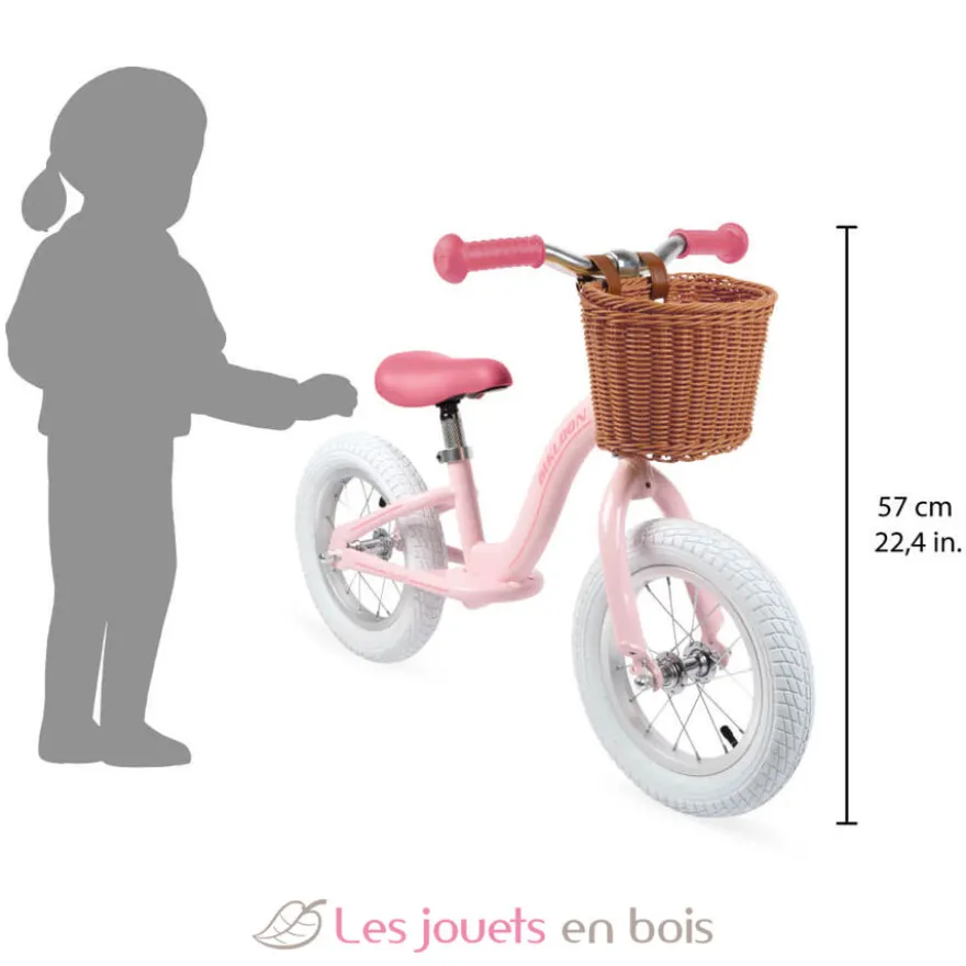 Draisienne Bikloon Métal Vintage rose - Janod