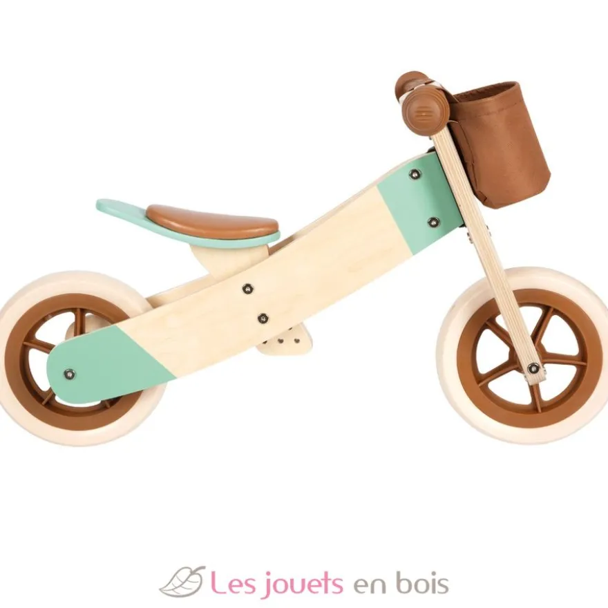Draisienne Tricycle 2 en 1 Maxi Brun caramel - Small Foot company