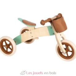Draisienne Tricycle 2 en 1 Maxi Brun caramel - Small Foot company
