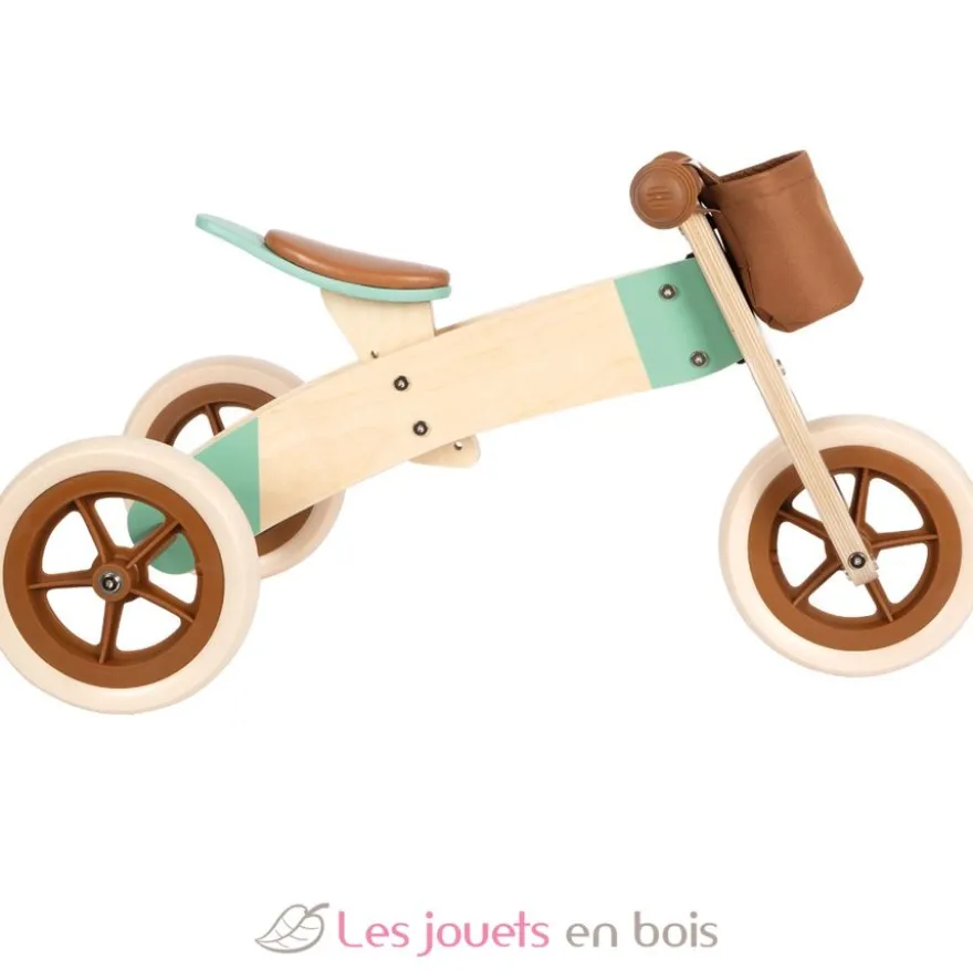 Draisienne Tricycle 2 en 1 Maxi Brun caramel - Small Foot company