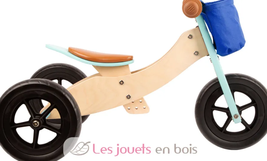 Draisienne Tricycle 2 en 1 Maxi Turquoise - Small Foot company