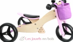 Draisienne Tricycle 2 en 1 Rose - Small Foot company