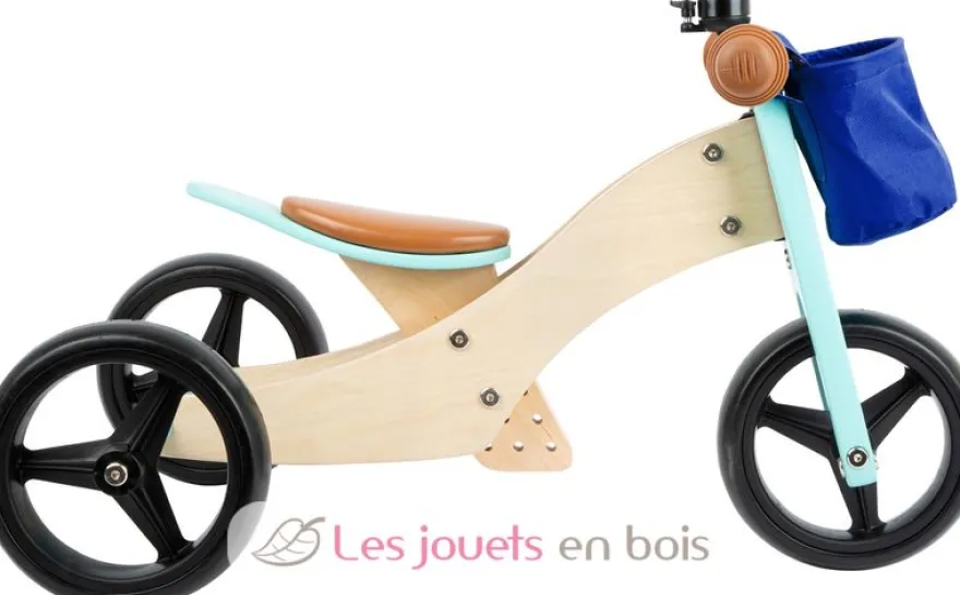 Draisienne Tricycle 2 en 1 Turquoise - Small Foot company