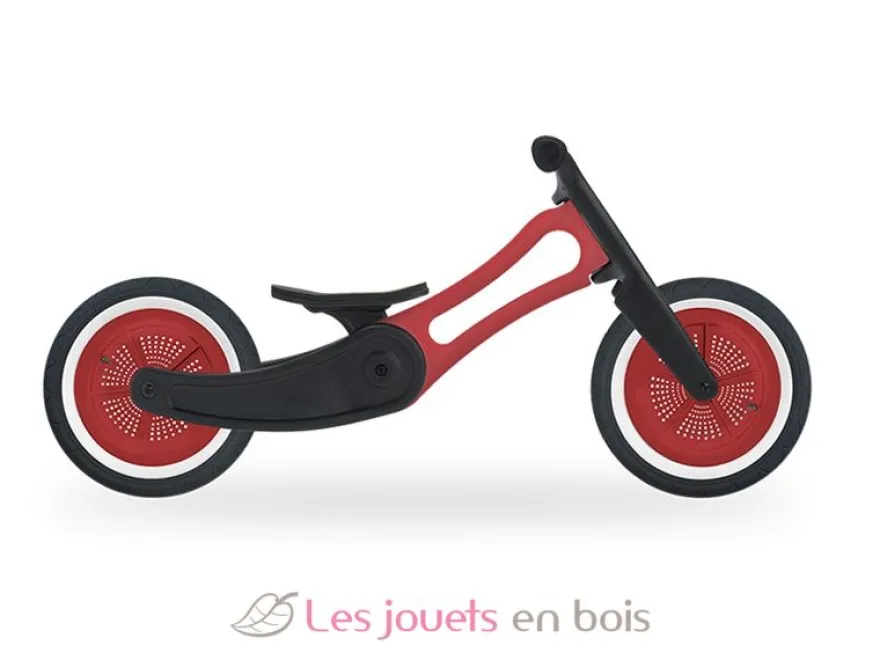 Draisienne Wishbone Recycled Edition rouge 2 en 1 - Wishbone Design Studio