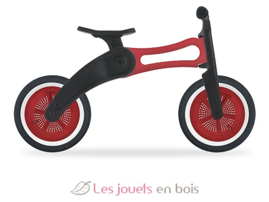 Draisienne Wishbone Recycled Edition rouge 2 en 1 - Wishbone Design Studio