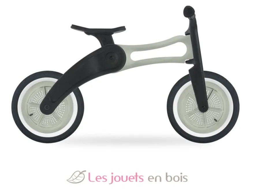 Draisienne Wishbone Recycled Edition grise 2 en 1 - Wishbone Design Studio