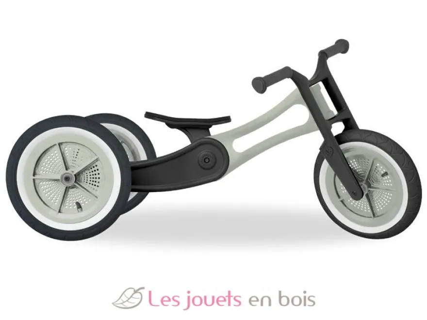 Draisienne Wishbone Recycled Edition grise 3 en 1 - Wishbone Design Studio