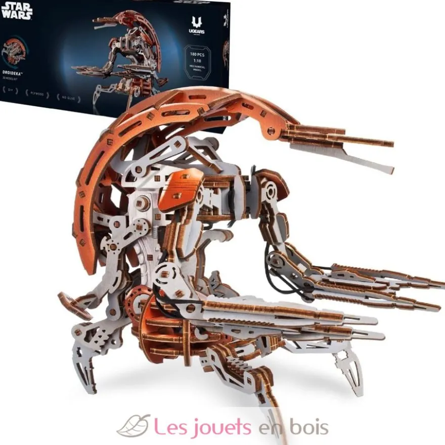 Droideka Star Wars - Puzzle 3D mécanique en bois - Ugears