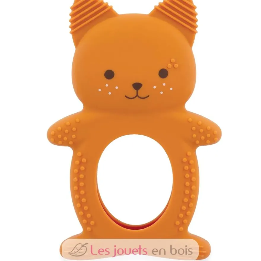 Duo anneau de dentition en silicone et anneau réfrigéré Ecureuil - Kaloo