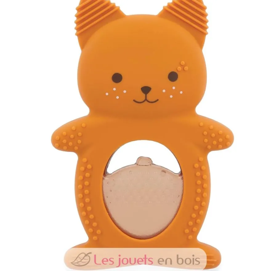 Duo anneau de dentition en silicone et anneau réfrigéré Ecureuil - Kaloo
