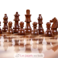 Echiquier magnétique à tiroir 25 cm Roi 45 mm - Bois - Wilson Jeux