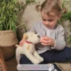 Eliot le chien en peluche beige 23 cm - Egmont Toys