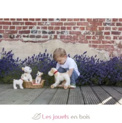 Eliot le chien en peluche beige 23 cm - Egmont Toys