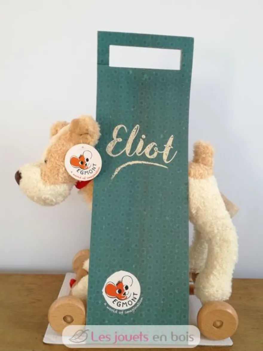 Eliot le chien à tirer beige - Egmont Toys