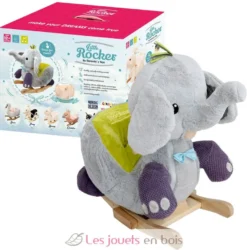 Eléphant à bascule gris - Gerardo's Toys