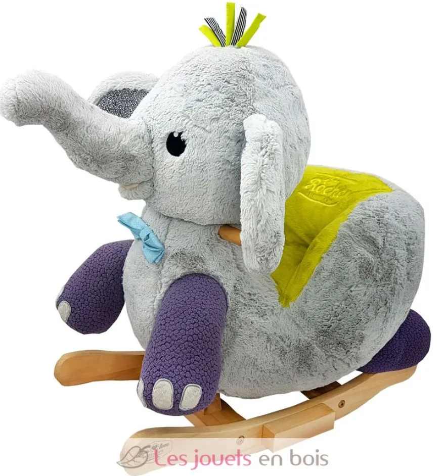 Eléphant à bascule gris - Gerardo's Toys
