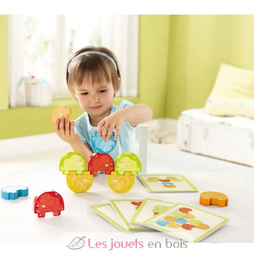 Eléphants cascadeurs - Haba
