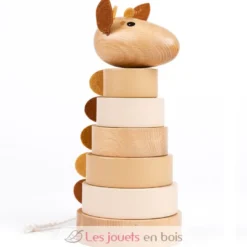 Empilable en bois Girafe Léonie - Egmont Toys