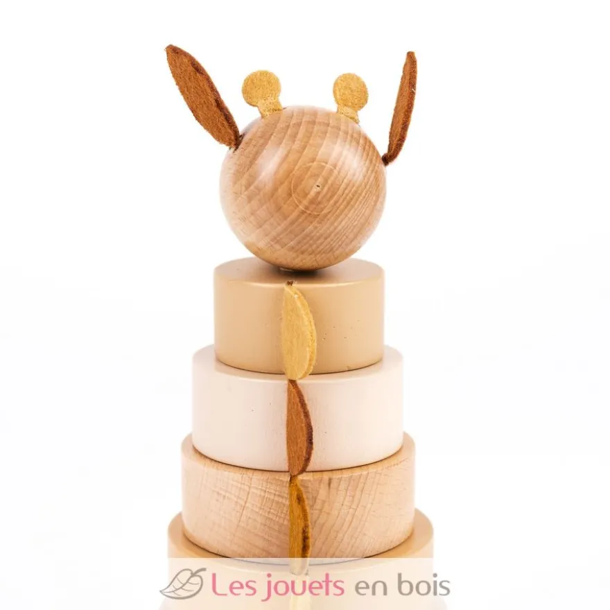 Empilable en bois Girafe Léonie - Egmont Toys