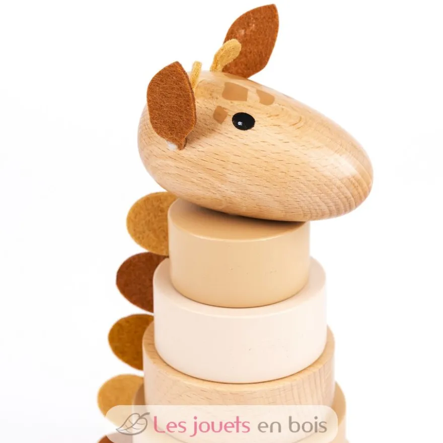Empilable en bois Girafe Léonie - Egmont Toys