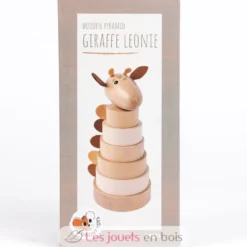 Empilable en bois Girafe Léonie - Egmont Toys