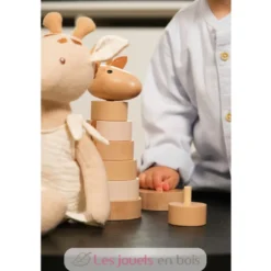 Empilable en bois Girafe Léonie - Egmont Toys