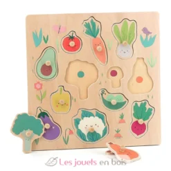 Encastrement en bois Légumes du jardin - Vilac