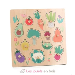 Encastrement en bois Légumes du jardin - Vilac