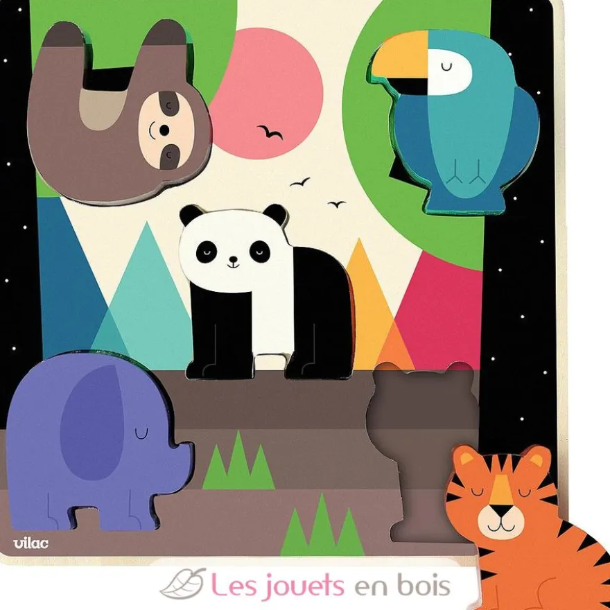 Encastrement sonore Jungle - Vilac