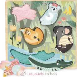 Encastrement tactile Jungle - Vilac