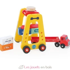 Enjambeur de docker et semi remorque en bois - Vilac