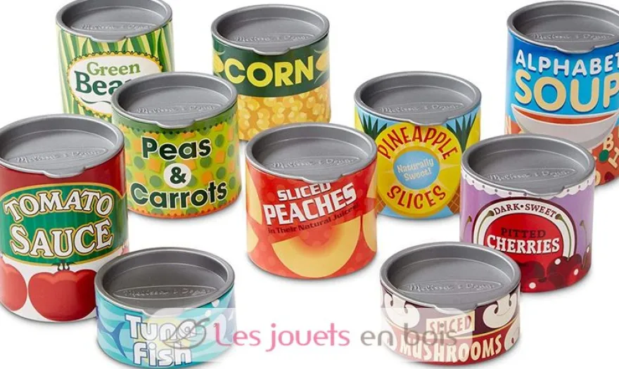 Ensemble d'aliments en conserve US - Melissa & Doug