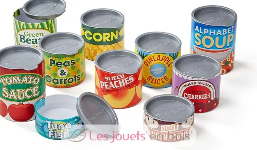 Ensemble d'aliments en conserve US - Melissa & Doug