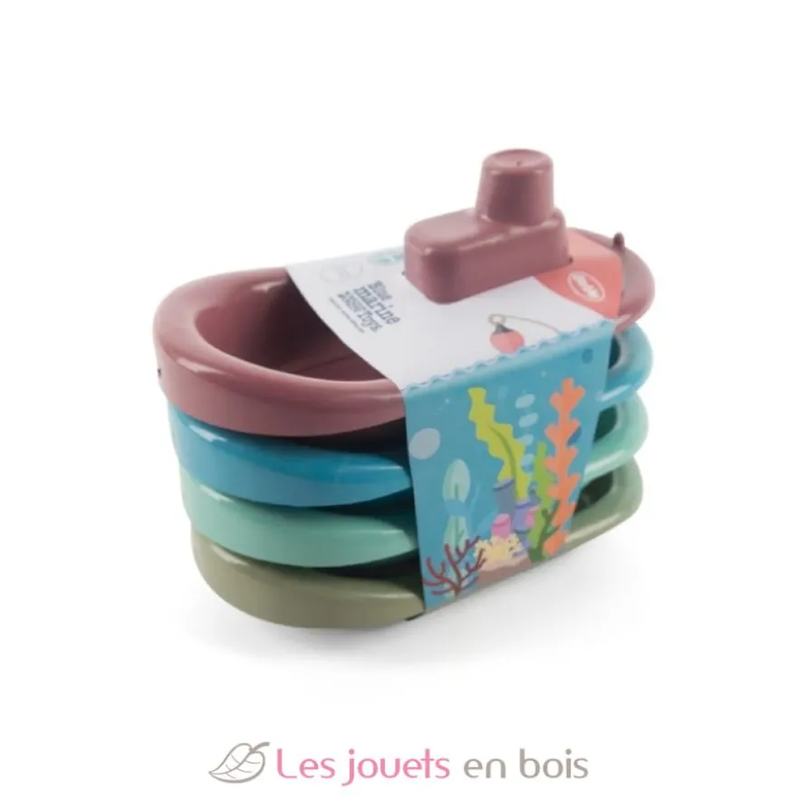 Ensemble de 4 bateaux - Dantoy