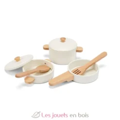 Ensemble de casseroles en bois - New Classic Toys