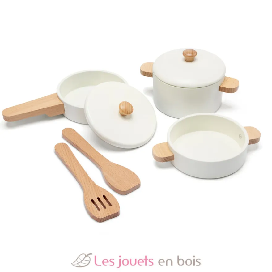 Ensemble de casseroles en bois - New Classic Toys