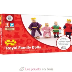 Ensemble de 4 figurines en bois Famille Royale - Bigjigs Toys