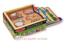 Ensemble de mini-puzzles – Animaux - Melissa & Doug
