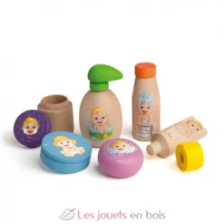Ensemble de soins en bois pour poupées - Erzi