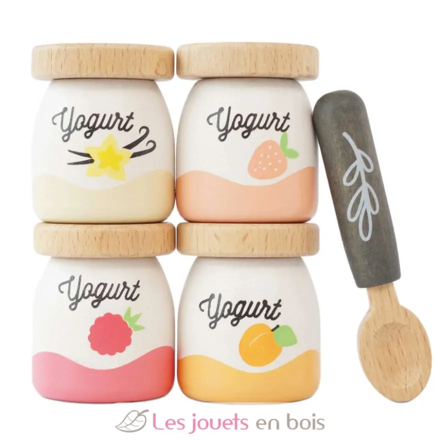 Ensemble de yaourts en bois - Le Toy Van