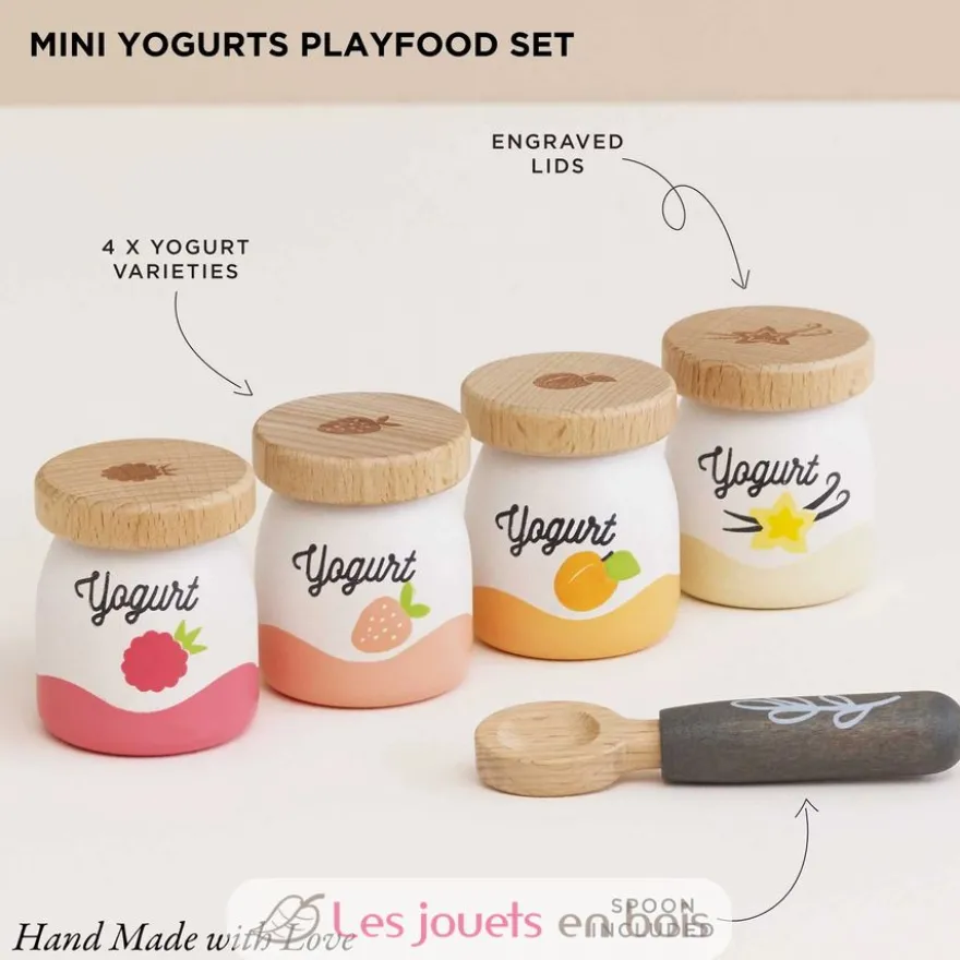 Ensemble de yaourts en bois - Le Toy Van
