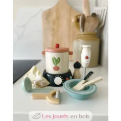 Ensemble en bois pour préparer et servir la soupe - Tender Leaf Toys