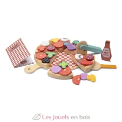 Ensemble pizza pour jouer - Bois - Woet by New Classic Toys