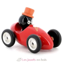 En voiture René le pingouin rouge - Vilac