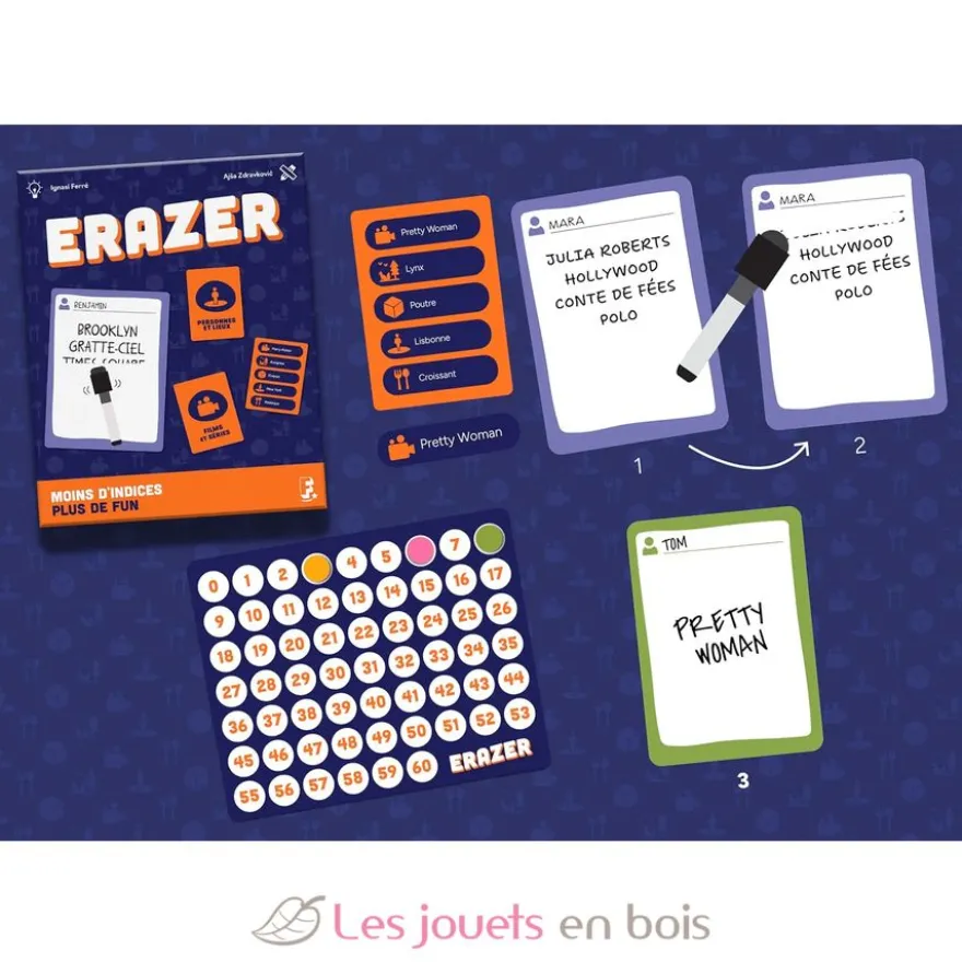 ERAZER jeu d'ambiance - Gigamic