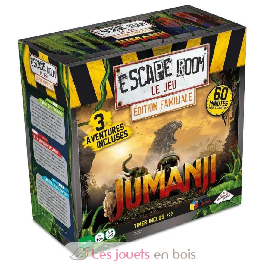 Escape Games Jumanji - Coffret 3 jeux - Riviera games