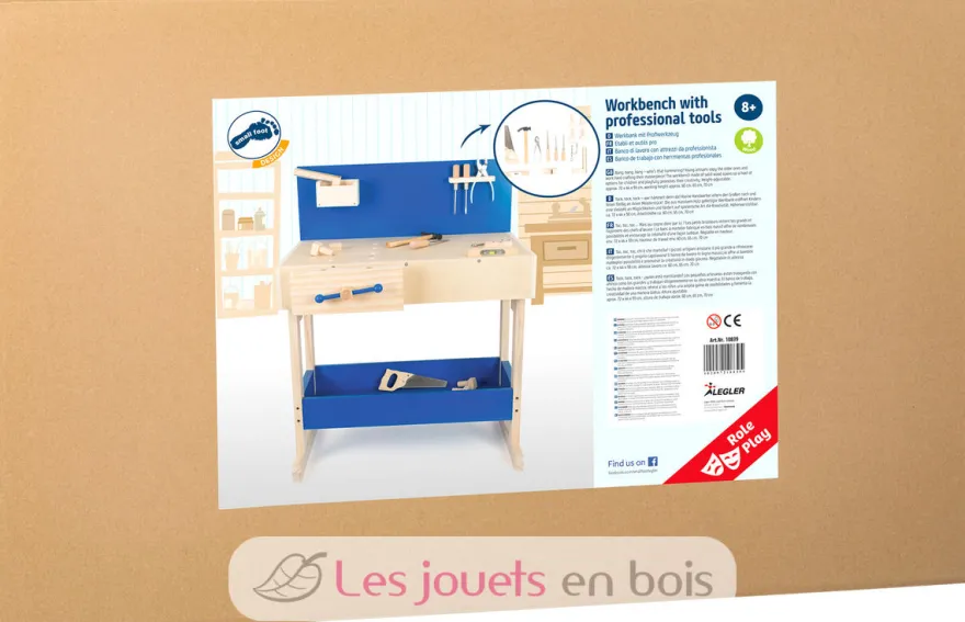 Etabli et outils pour enfants bleu - Small foot